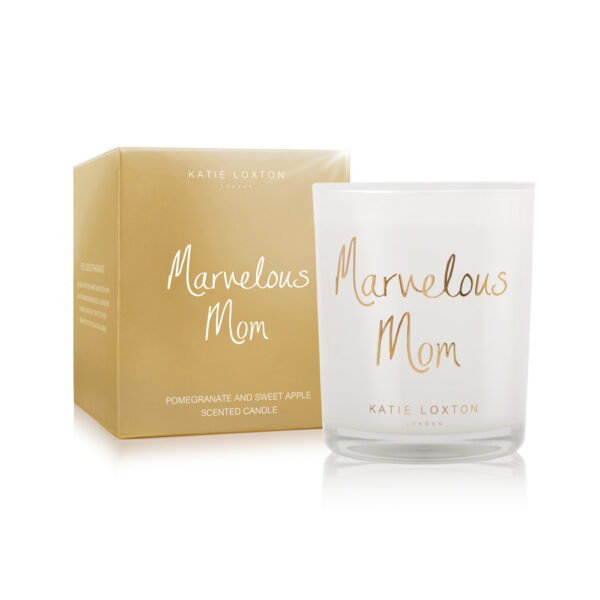 gold mom candle