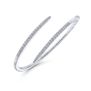 Diamond Spiral Bracelet angled view