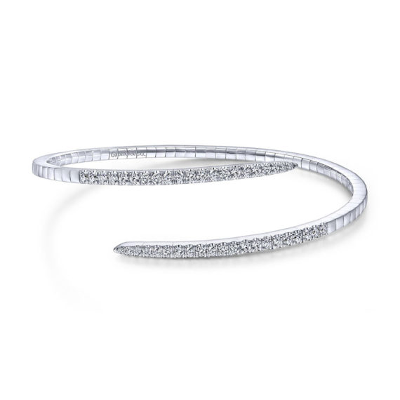 Gabriel & Co diamond spiral bracelet