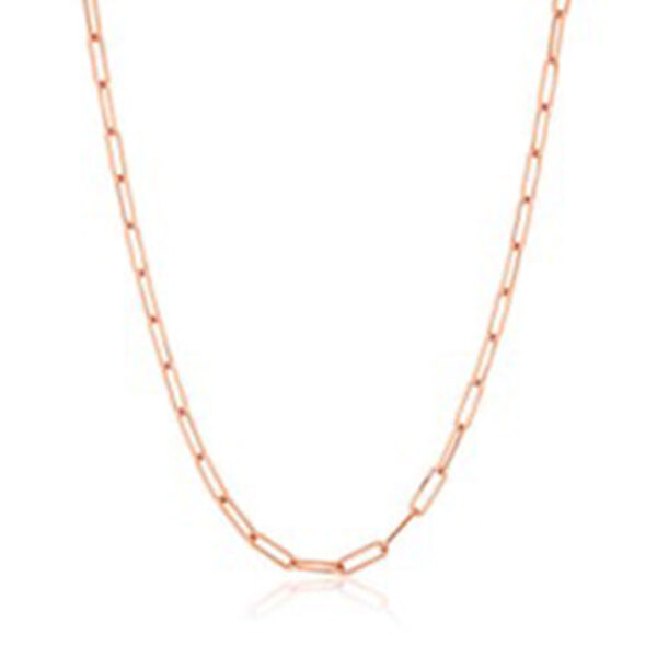 oblong link necklace