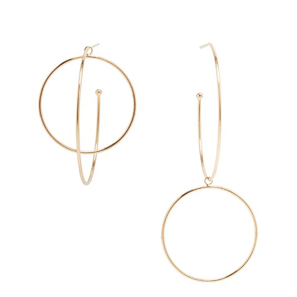 14K Gold Convertible Hoop Earrings - ROCKS: Jewelry, Gifts, Home